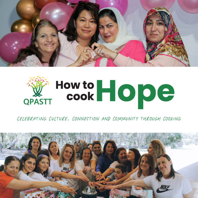 Cover of How to Cook Hope - QPASTT's Community Cookbook